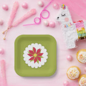 Poinsettias Kerst Plant Bord (Feest)