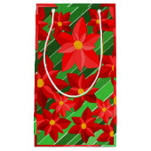 Poinsettias Klein Cadeauzakje (Voorkant)