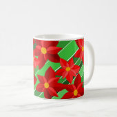 Poinsettias Koffiemok (Voorkant rechts)