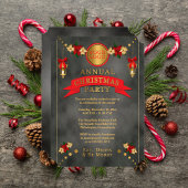 Poinsettias | Lantern Corporate Kerstparty I Kaart