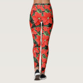 Poinsettias Leggings (Achterkant)
