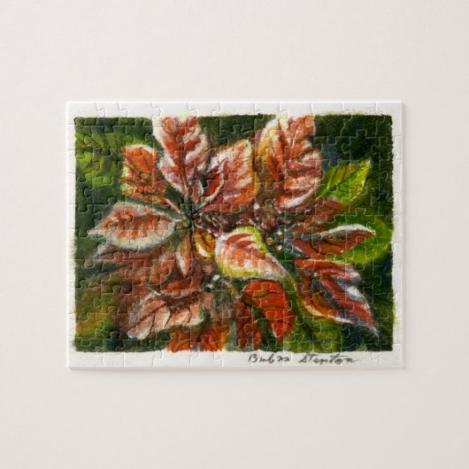 Poinsettias Legpuzzel (Horizontaal)