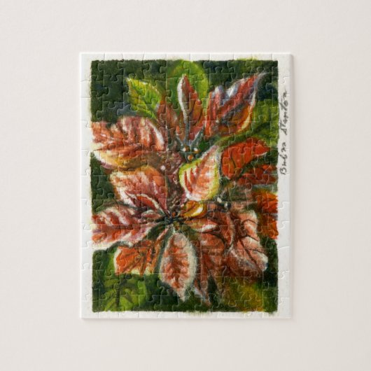 Poinsettias Legpuzzel (Verticaal)