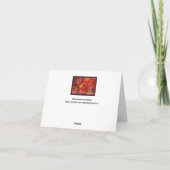 Poinsettia's, meertalige kerstkaart feestdagen kaart (Achterkant)