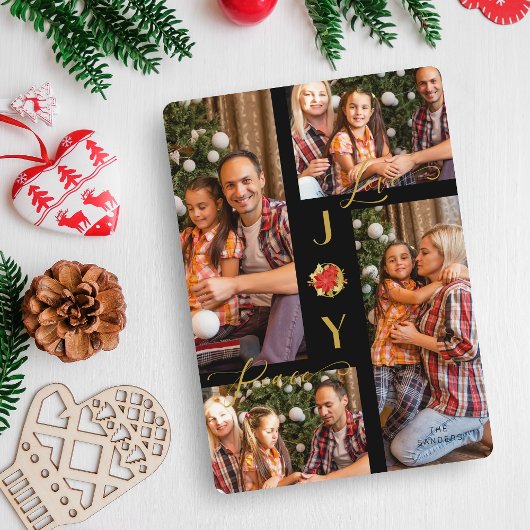 Poinsettias Modern 4 Foto's Koudkerst