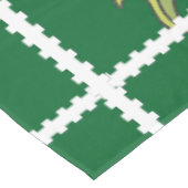 Poinsettias on Green Holiday Tablecloth Tafelkleed (Gekanteld)