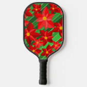 Poinsettias Pickleball Paddle (Achterkant)