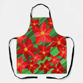 Poinsettias Schort (Voorkant)