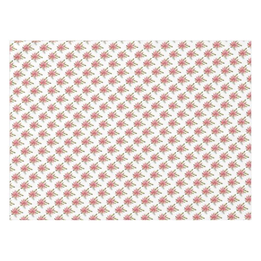 Poinsettias Tablecloth Tafelkleed (Voorkant (Horizontaal))