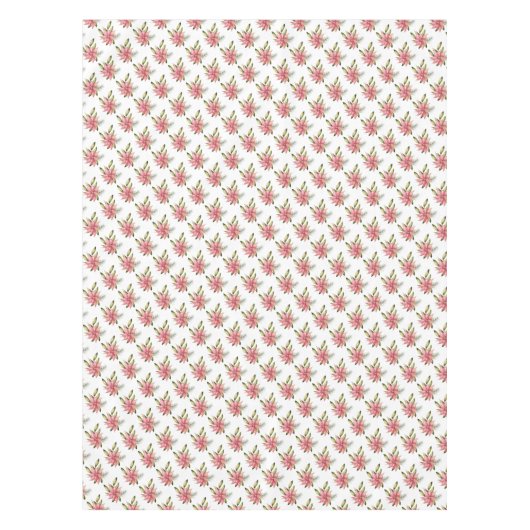 Poinsettias Tablecloth Tafelkleed (Voorkant)