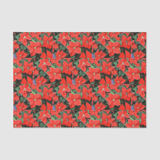 Poinsettias Tissuepapier