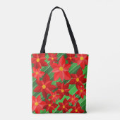 Poinsettias Tote Bag (Achterkant)