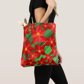 Poinsettias Tote Bag (Dichtbij)