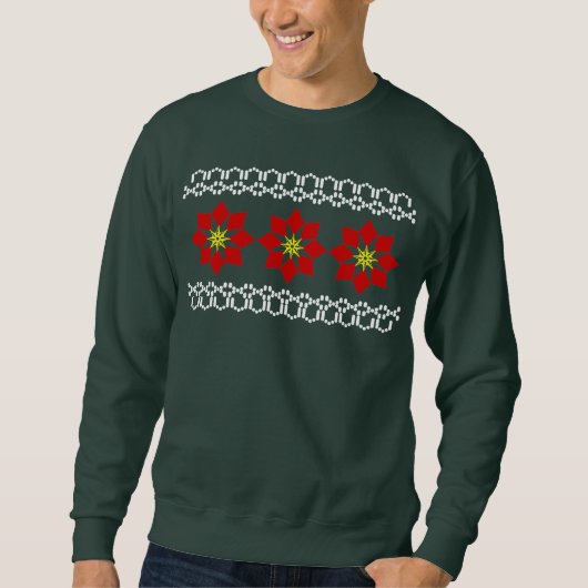 Poinsettias Trui (Voorkant)