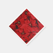 Poinsettia's voor Kerstmis Servet (Hoek)