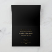 Poinsettias Vrolijk Kerstfeest Gevouwen Feestdagen Kaart (Binnen)