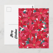 Poinsettias Winter Shelter Briefkaart (Voorkant / Achterkant)