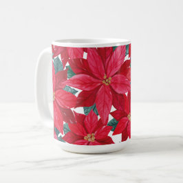Poinsettias Winter Shelter Koffiemok