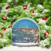 Point Arena Lighthouse Scenic Sneeuwbol (Kerstmis)