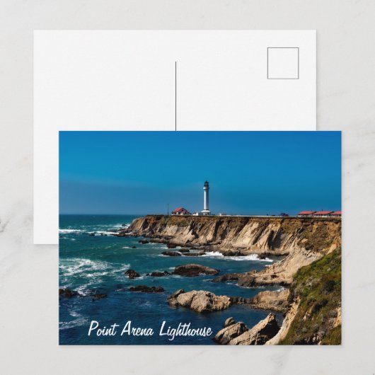 Point Arena Lighthouse Schilderachtig Briefkaart (Voorkant / Achterkant)