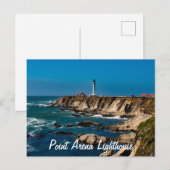 Point Arena Lighthouse Schilderachtig Briefkaart (Voorkant / Achterkant)