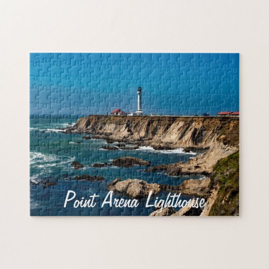Point Arena Lighthouse Schilderachtig Legpuzzel (Horizontaal)