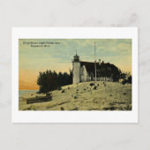 Point Betsey Lighthouse bij Frankfort Michigan Briefkaart (Voorkant)