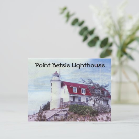 Point Betsie Lighthouse Briefkaart (Staand voorkant)