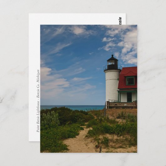 Point Betsie Lighthouse Briefkaart (Voorkant / Achterkant)