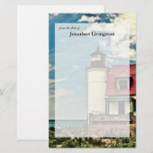 Point Betsie Lighthouse Briefpapier (Voorkant / Achterkant)