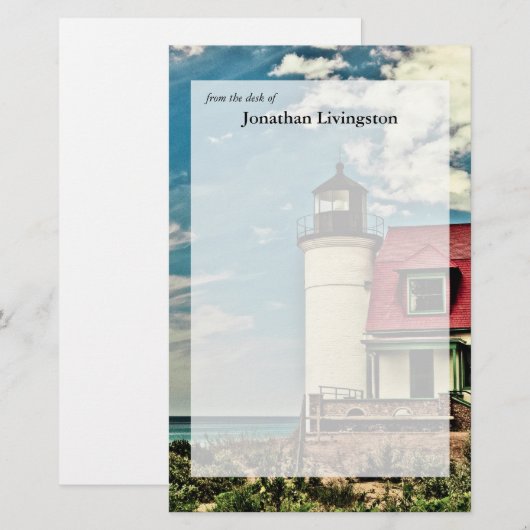 Point Betsie Lighthouse Briefpapier (Voorkant / Achterkant)