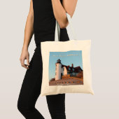 Point Betsie Lighthouse - Budget Canvas tas (Voorkant (product))