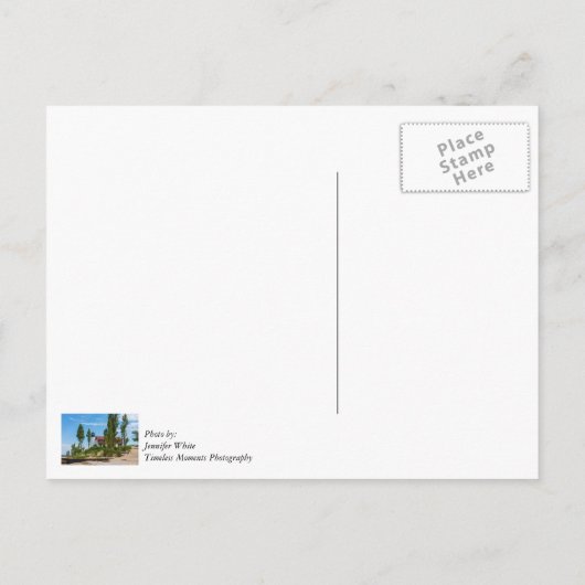 Point Betsie Lighthouse Dank u Briefkaart (Achterkant)