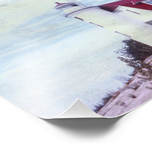 Point Betsie Lighthouse Fotografic Print Foto Afdruk (Hoek)