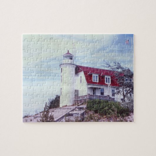 Point Betsie Lighthouse Fotografische Puzzel (Horizontaal)