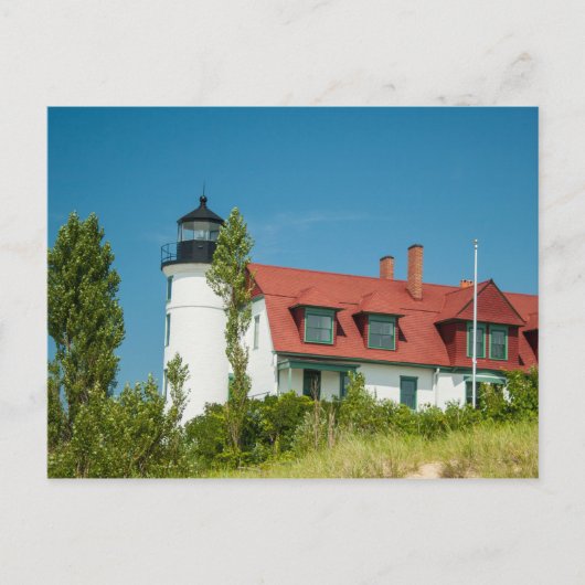 Point Betsie Lighthouse, Frankfort, Michigan Briefkaart (Voorkant)