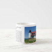Point Betsie Lighthouse geschiedenis espresso mok (Voorkant)