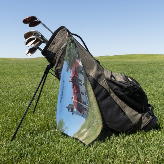 Point Betsie Lighthouse golfhanddoek (Groen)