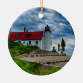Point Betsie Lighthouse Keramisch Ornament (Voorkant)