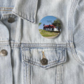 Point Betsie Lighthouse knop Ronde Button 5,7 Cm (In situ)