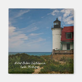 Point Betsie Lighthouse Magneet (Voorkant)