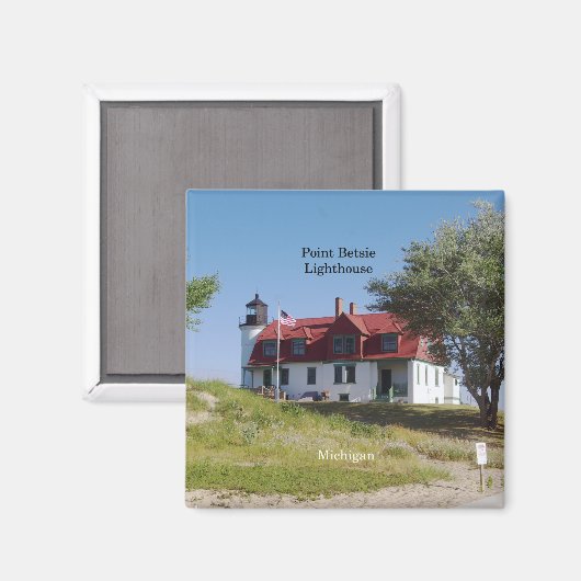 Point Betsie Lighthouse magnet (Voorkant / Achterkant)