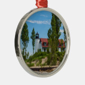 Point Betsie Lighthouse Metalen Ornament (Rechts)