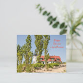 Point Betsie Lighthouse op Lake Michigan Briefkaart (Staand voorkant)