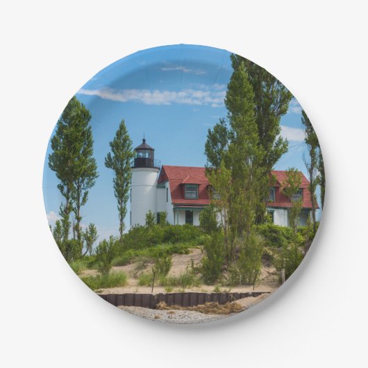 Point Betsie Lighthouse Papieren Bordje (Voorkant)