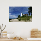 Point Betsie Lighthouse Poster (Keuken)