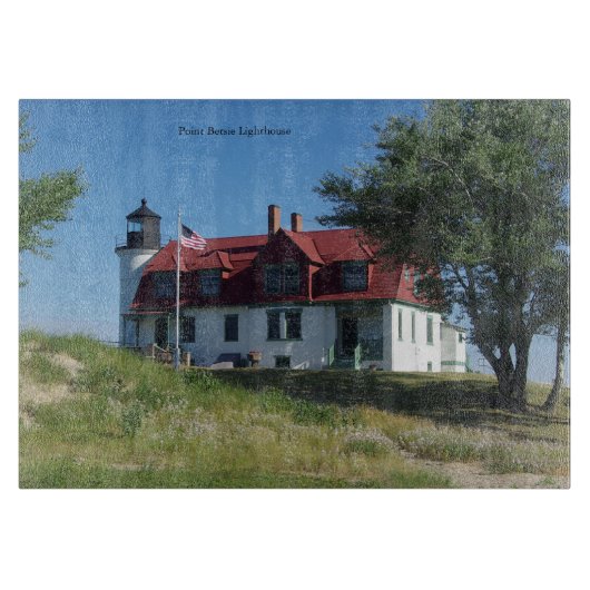 Point Betsie Lighthouse snijboard Snijplank (Voorkant)