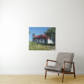 Point Betsie Lighthouse tapestry Wandkleed (In Situ (horizontaal))