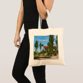 Point Betsie Lighthouse Tote Bag (Voorkant (product))
