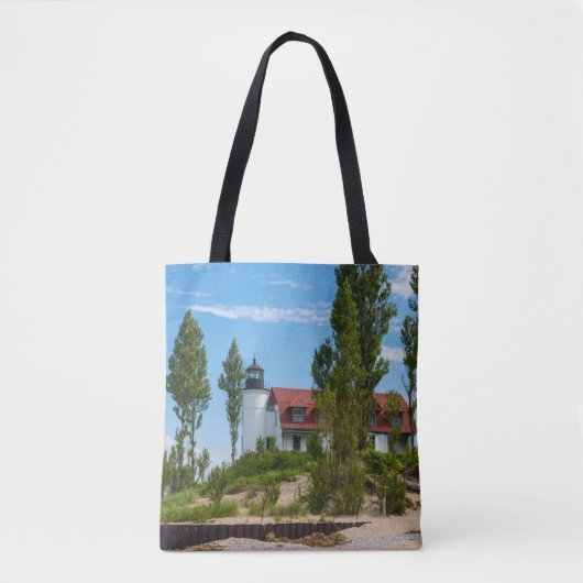 Point Betsie Lighthouse Tote Bag (Voorkant)